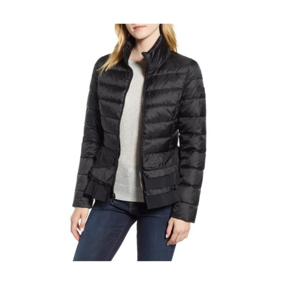 tahari ruffle jacket